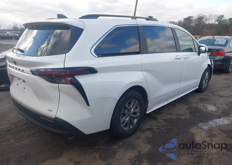 2025 Toyota Sienna Le from USA, damaged, VIN 5TDBSKFC3SS184995